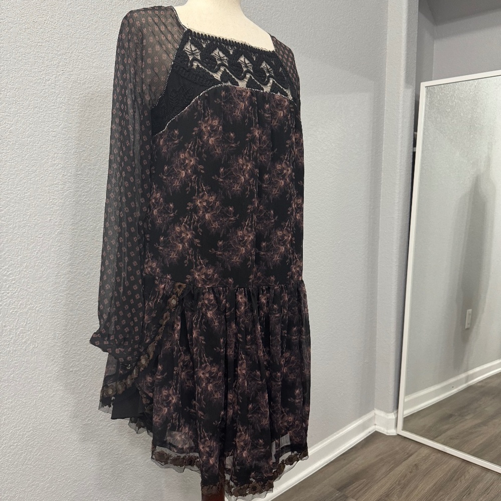 Free People Elsie Midnight Garden Dress